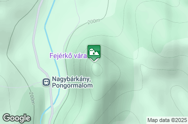 Fejér-kő várának romjai