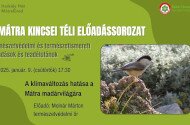 A Mátra Kincsei téli előadássorozat - A klímaváltozás hatása a Mátra madárvilágára
