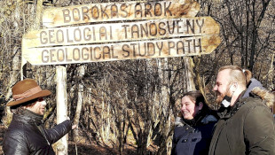 Az új év első látogatói és a Miocén Park üzenete