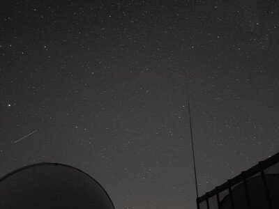 Egy hajnal a Bükki Csillagda teraszán