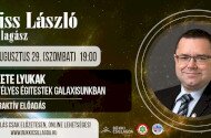 Fekete lyukak: Rejtélyes égitestek galaxisunkban - Kiss László előadása a Bükki Csillagdában