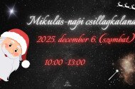 Mikulás-napi csillagkaland a Bükki Csillagdában