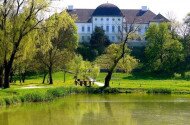 Park of the Forgách-palace in Szécsény